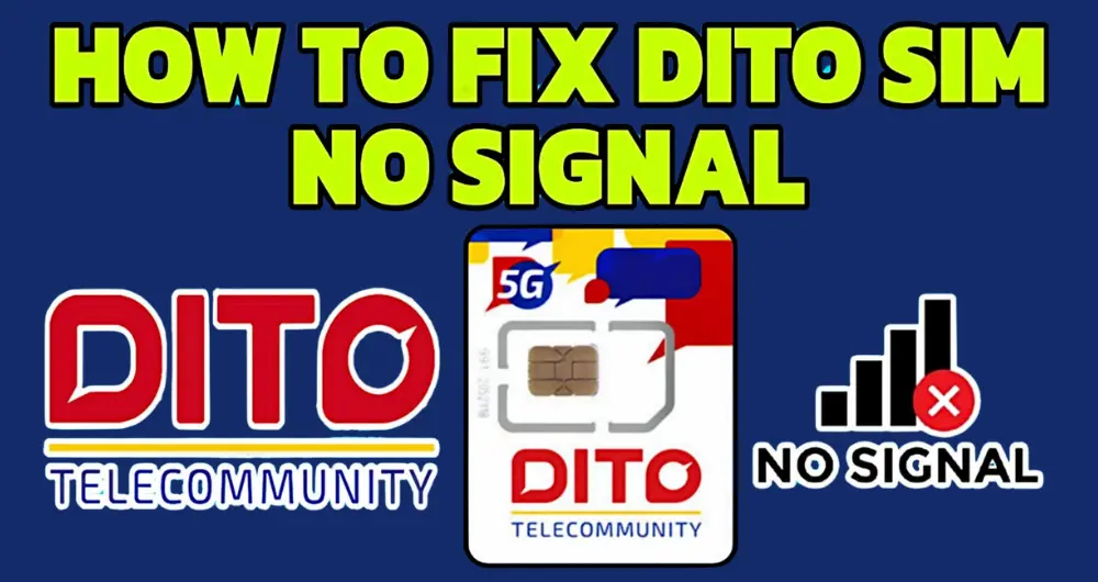 DITO SIM Problems | Fix No Signal, Registration, & Activation Issues 1 DITO SIM Problems